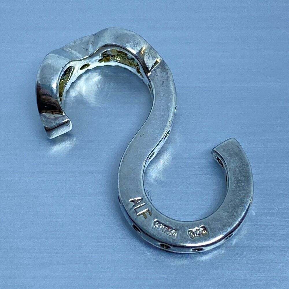 925 Solid Sterling Silver Initial Script Letter “… - image 8